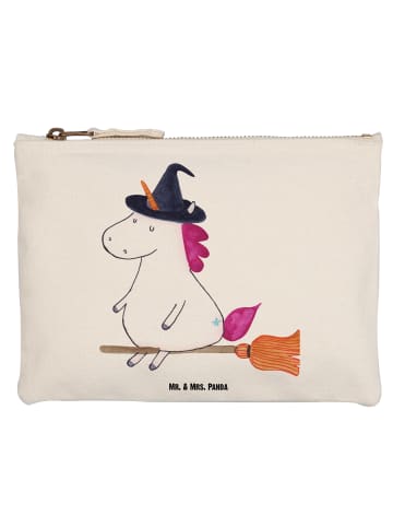 Mr. & Mrs. Panda Schminktasche Einhorn Hexe ohne Spruch in Weiß
