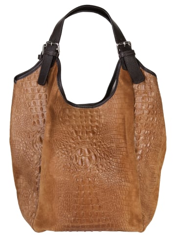 Samantha Look Shopper echt Leder in cognac