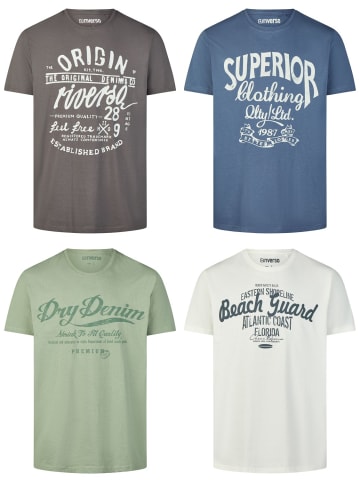 riverso  T-Shirt RIVLeon 4er Pack in Mehrfarbig