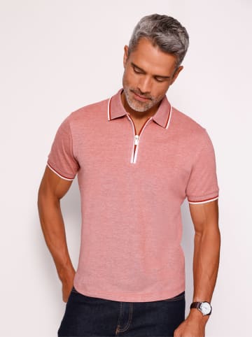 Sieh an! Poloshirt in rostrot