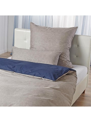 Traumschlaf Bettwäsche Texture in dunkelblau