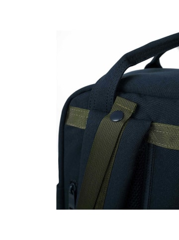 Doughnut Macaroon Large Meditative Dark 20 - Rucksack 45 cm (sand) in midnight blue