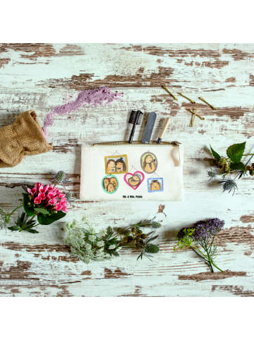 Mr. & Mrs. Panda kosmetiktäschchen Igel Familie ohne Spruch in Weiß