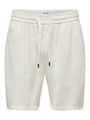 ONLY & SONS Shorts in Cloud Dancer