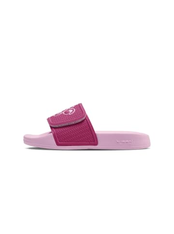 Hummel Klettverschluss Pool Slide Lebensstil Kinder in ROSEATE SPOONBILL