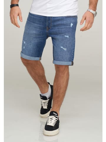 Jack & Jones Jeansshorts - RICK JJARIS in Medium Blue Denim