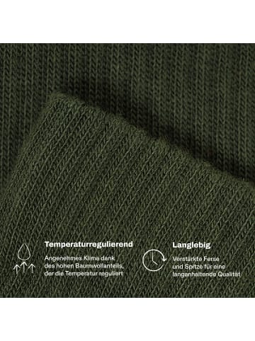 von Jungfeld Tennissocken CASUAL CLASSIC in Army Green