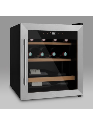 Les Petits Champs Weinkühlschrank15 Flaschen CAVC15 Silber Energieklasse G