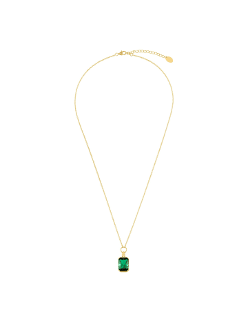 s.Oliver Halskette mit Anhänger in Gold – (L)55cm