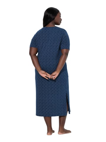 Ulla Popken Nachthemd in nachtblau