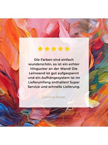 MuchoWow Leinwand bilder Abstrakte Farbexplosion (BxH)