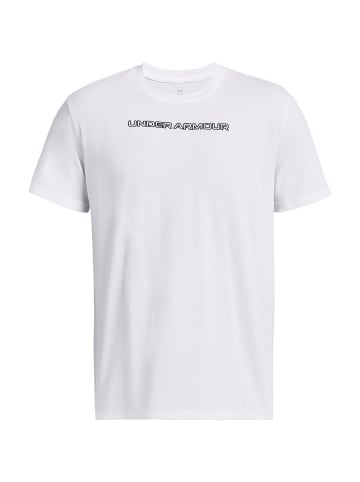 Under Armour Funktionsshirt LOGO in white-black