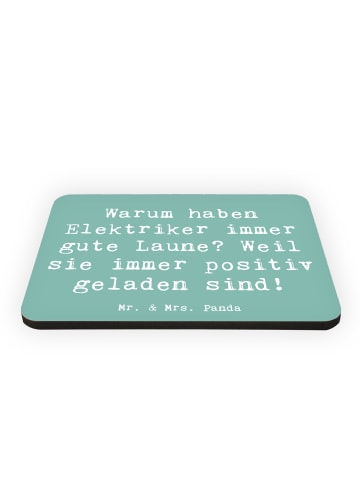 Mr. & Mrs. Panda magnet Spruch Positiver Elektriker mit Spruch in Meeresbrise