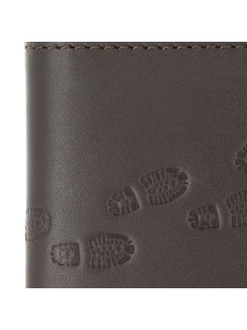 oxmox Leather Geldbörse RFID Schutz Leder 11 cm in braun-footsteps 2.0