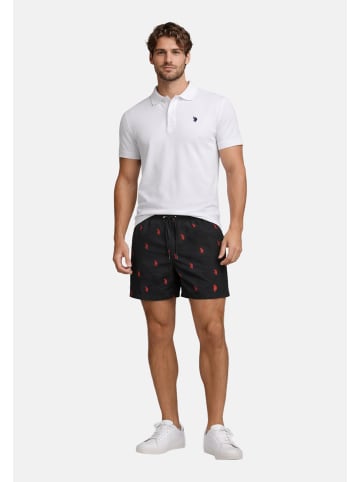 U.S. Polo Assn. U.S. POLO ASSN. Herren Schwimmshorts Badehose P026 in Schwarz