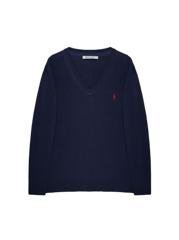 Polo Club Pullover in Navy Blau