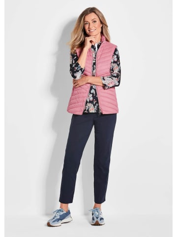 GOLDNER Taillierte Daunenweste, leicht gefüttert in rosé