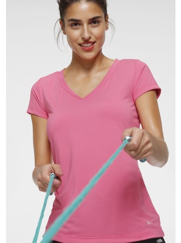 H.I.S. Funktionsshirt in blau, hellpink