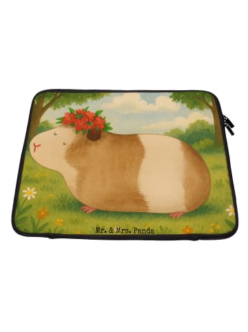 Mr. & Mrs. Panda Laptop Tasche Meerschweinchen Weisheit Design o... in Weiß