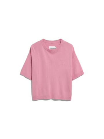 armedangels T-Shirt SL Linen Blend in altrosa