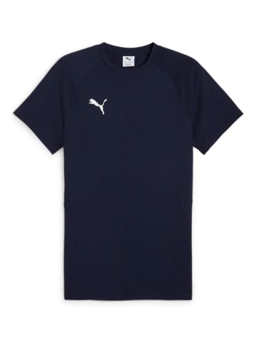 Puma T-Shirt 'teamEVOSTRIPE' in blau