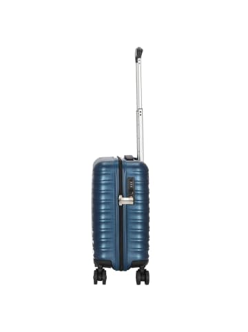 Roncato Wave - 4-Rollen-Kabinentrolley 45 cm (Easyjet Handgepäck) (rosso scuro) in denim