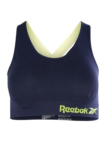 Reebok Crop-Top ALEXA in Vector Navy/Energy Glow