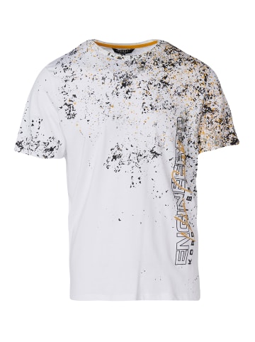 KOROSHI Kurzarm-t-shirt. in weiß