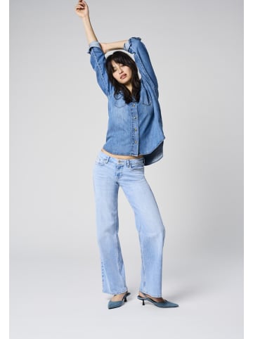 ONLY ONLJUDY-O LW WIDE LEG DNM TAI433 NOOS in Light Blue Denim