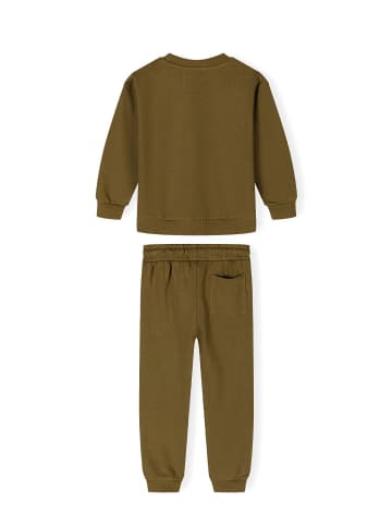 Minoti 2tlg. Set: Jogginganzug 23fleece128 in ocker