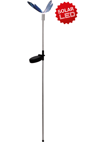 näve Solarleuchte "Schmetterling" in violett