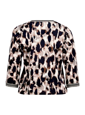 Betty Barclay Blusenshirt mit Print in Beige/Schwarz