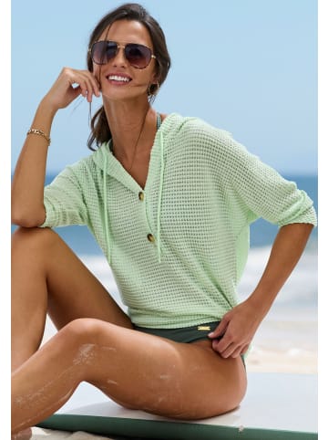 LASCANA Kapuzenshirt in lime