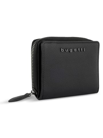 Bugatti Bella Geldbörse RFID Schutz Leder 12 cm schwarz