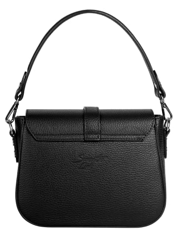 Samantha Look Umhängetasche echt Leder in schwarz
