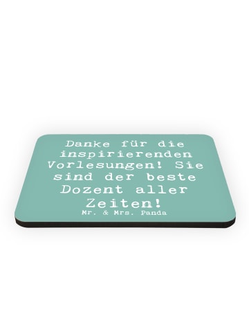 Mr. & Mrs. Panda magnet Spruch Bester Dozent mit Spruch in Meeresbrise