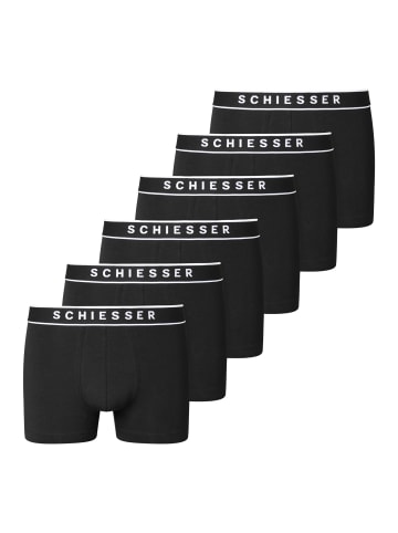 Schiesser Retro Short / Pant 95/5 Organic Cotton in Schwarz