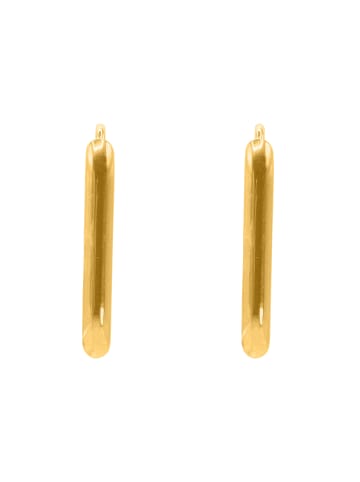 Steel_Art schlichte Creolen Damen Hevia goldfarben in goldfarben