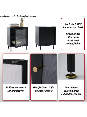 MCW Nachttisch O87, Schwarz