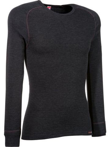 Con-ta Thermo, Baumwolle, Feinripp Thermo-Unterhemd, langarm in schwarz
