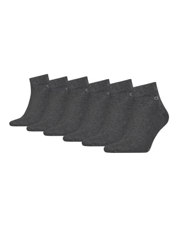 Calvin Klein Socken CK MEN QUARTER 2P in Dark Grey Melange 3070