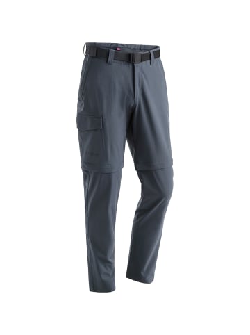 Maier Sports Zip-Hose Torid Slim in Dunkelgrau