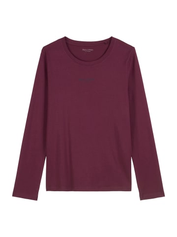 Marc O'Polo Pyjamaoberteil Mix N Match Cotton in cherry lacquer