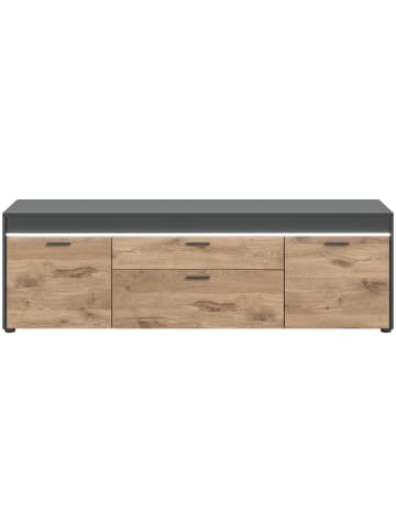 ebuy24 Sideboard Danio Grau 185 x 40 cm