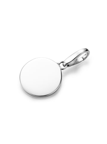 Giorgio Martello Milano Charm Plättchen Zum Gravieren in Silber