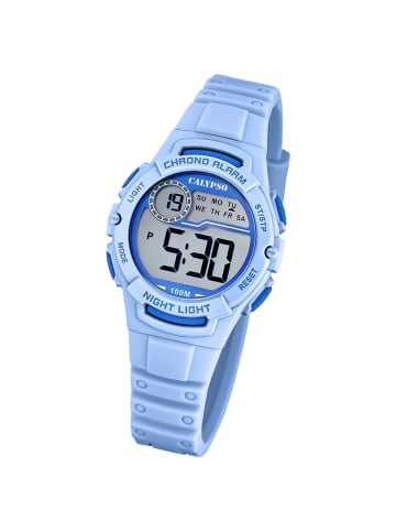 Calypso Digital-Armbanduhr Calypso Junior hellblau