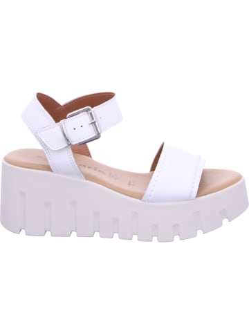 Tamaris Keilsandalette in weiß