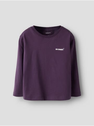 name it Langarmshirt Nmforina Bio-Baumwolle in navy cosmos