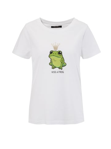 Aniston CASUAL T-Shirt in weiß bedruck