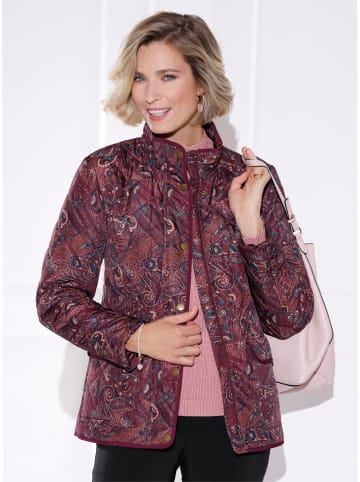 Sieh an! Stehkragenpullover in hortensie